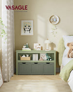 Ławka na buty, sage green, 102 cm