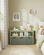 Ławka na buty, sage green, 102 cm
