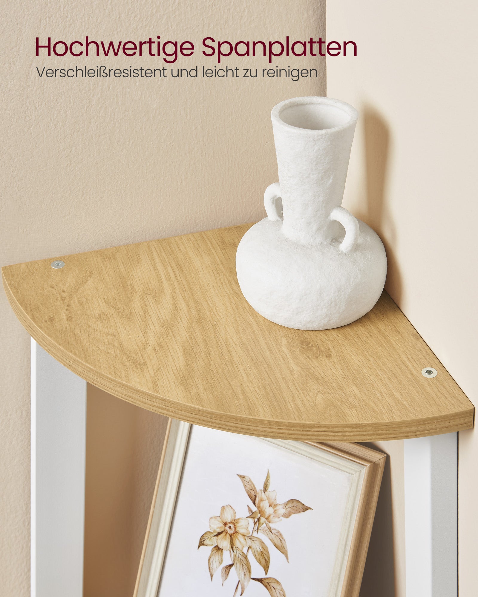 Regał na książki, natural oak, 33,4 cm