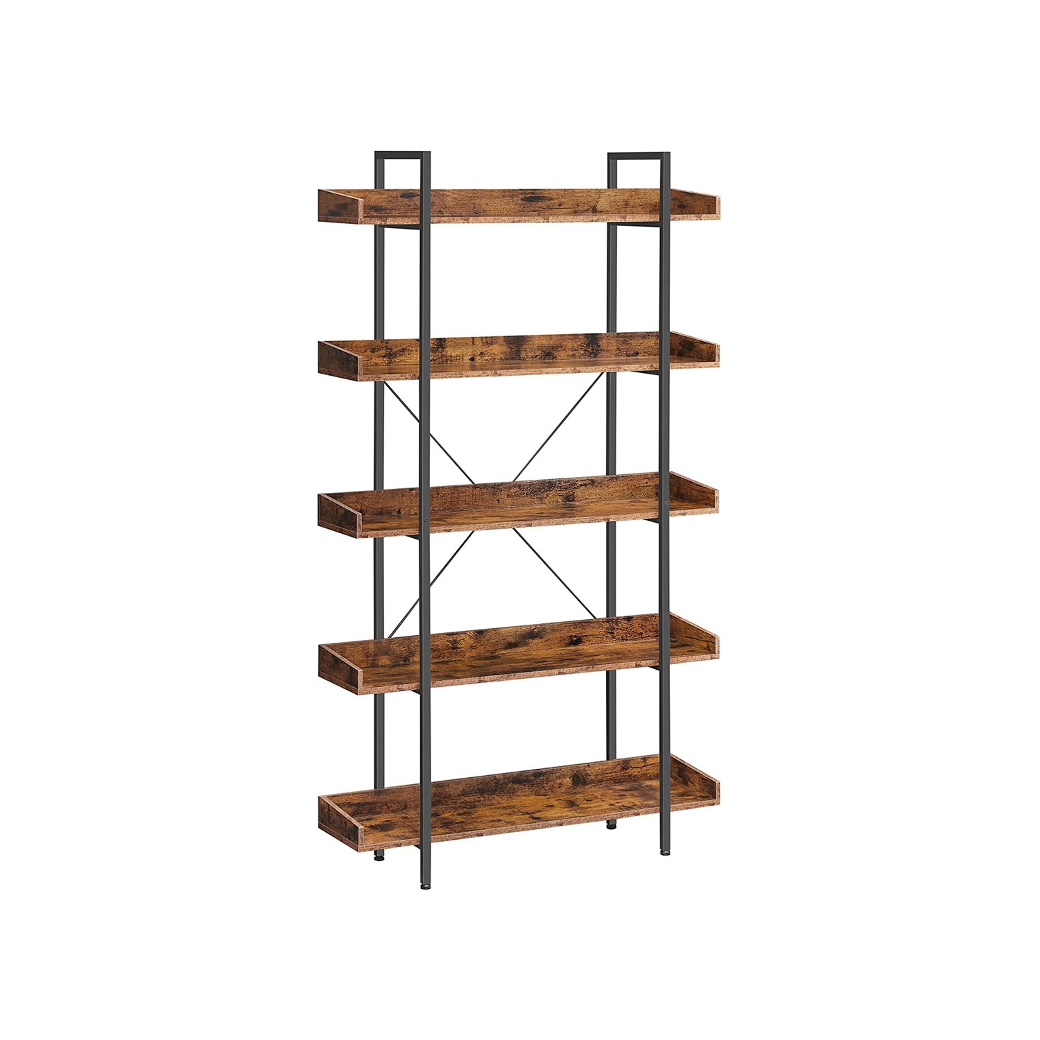 Regał na książki, rustykalny brąz, 100 cm
