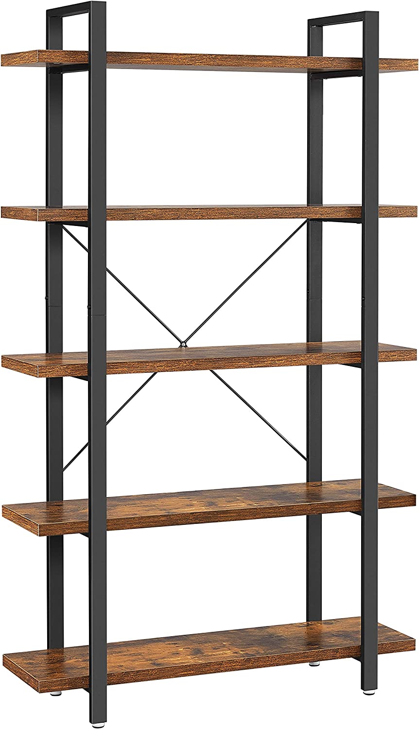 Regał na książki, rustykalny brąz, 105 cm
