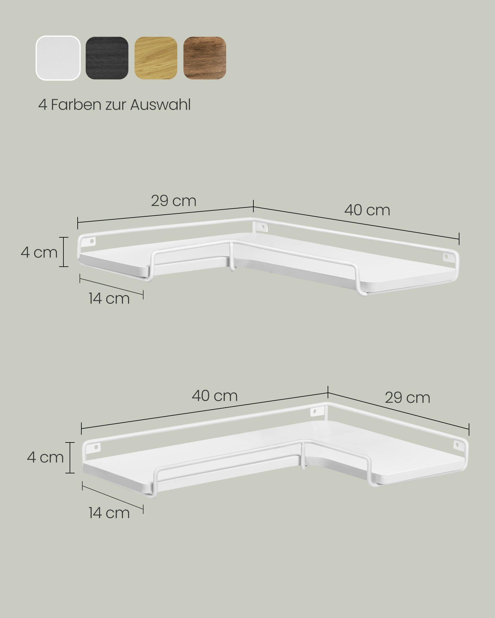Mebel do domu, rustic white, 40 cm