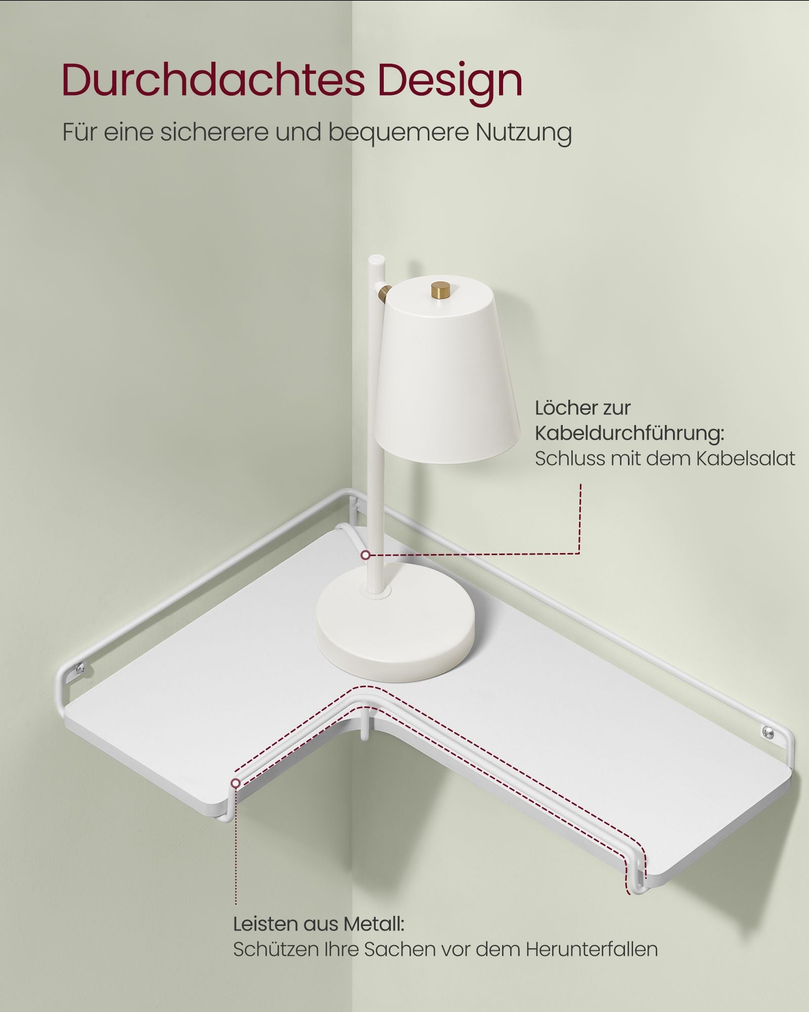 Mebel do domu, rustic white, 40 cm