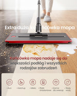 Zestaw do mycia podłóg z mopem płaskim i wiadrem