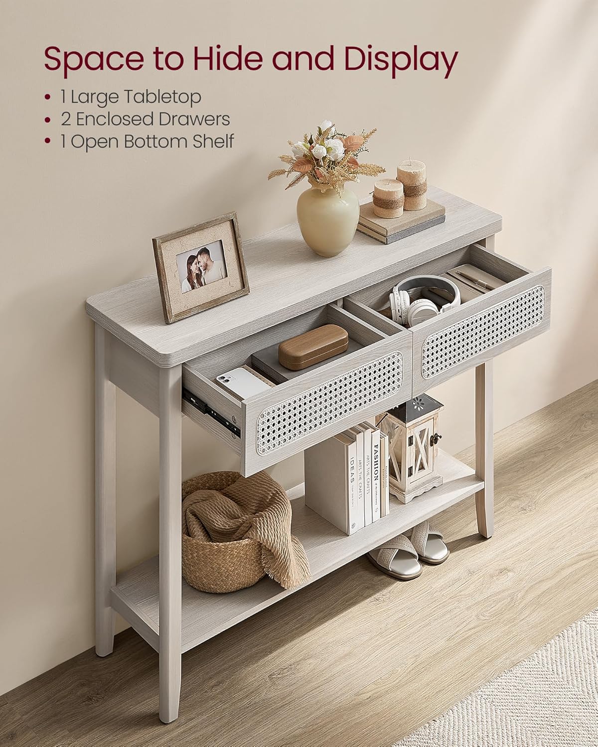 Regał do przechowywania, oatmeal beige, 100 cm