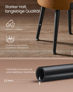 Ławka ze schowkiem okrągła karmelowa 38 cm