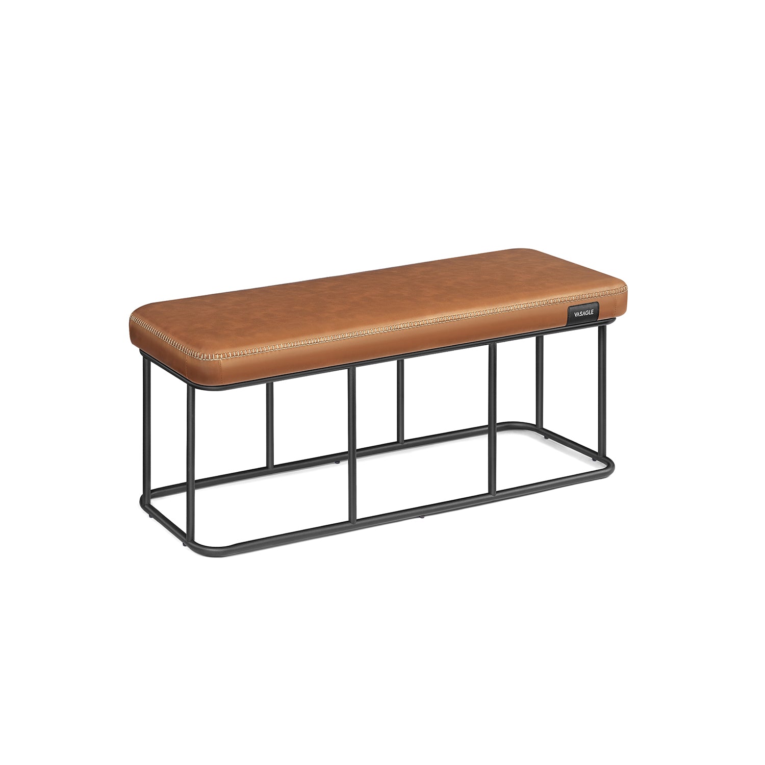 Pufa ze schowkiem, caramel brown, 120 cm