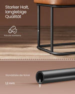 Pufa ze schowkiem, caramel brown, 120 cm