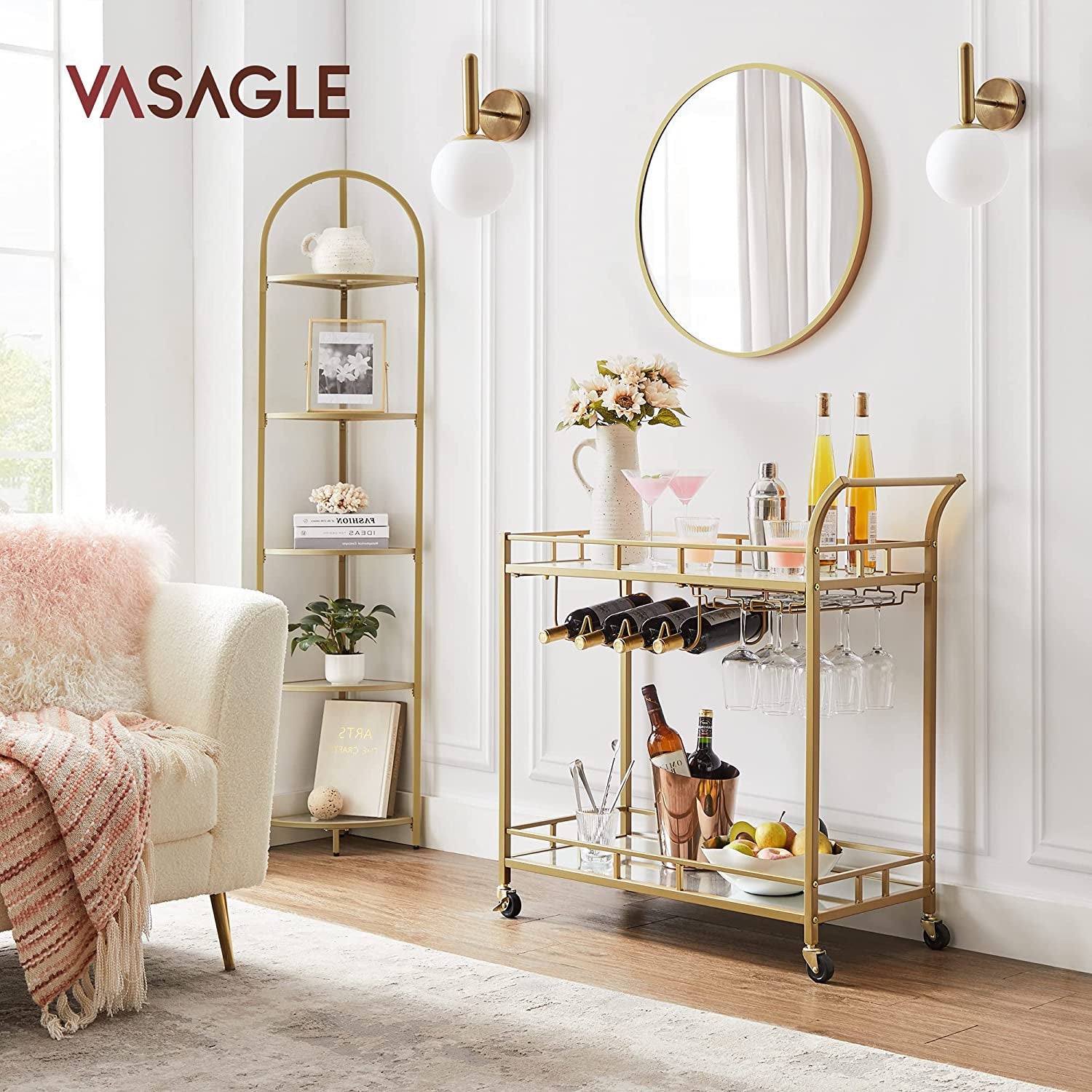 Mebel do domu, light red gold, 86 cm