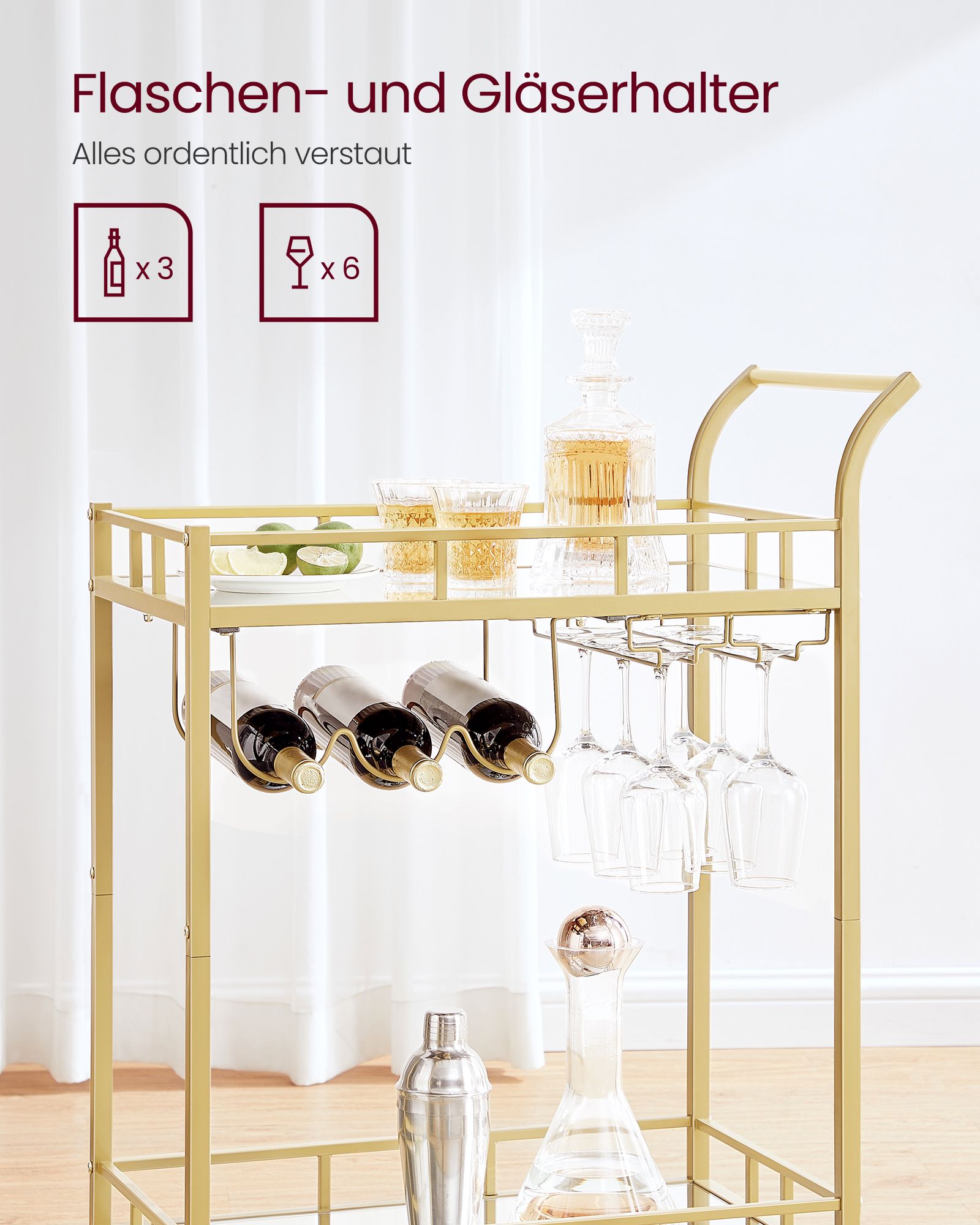 Mebel do domu, pale gold, 65,8 cm