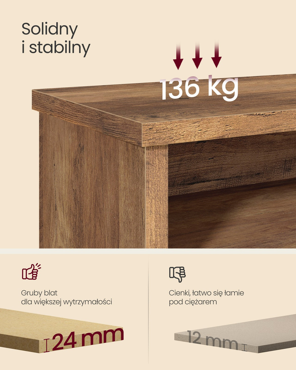 Ławka na buty z miejscem do przechowywania 100x50x29,5 cm