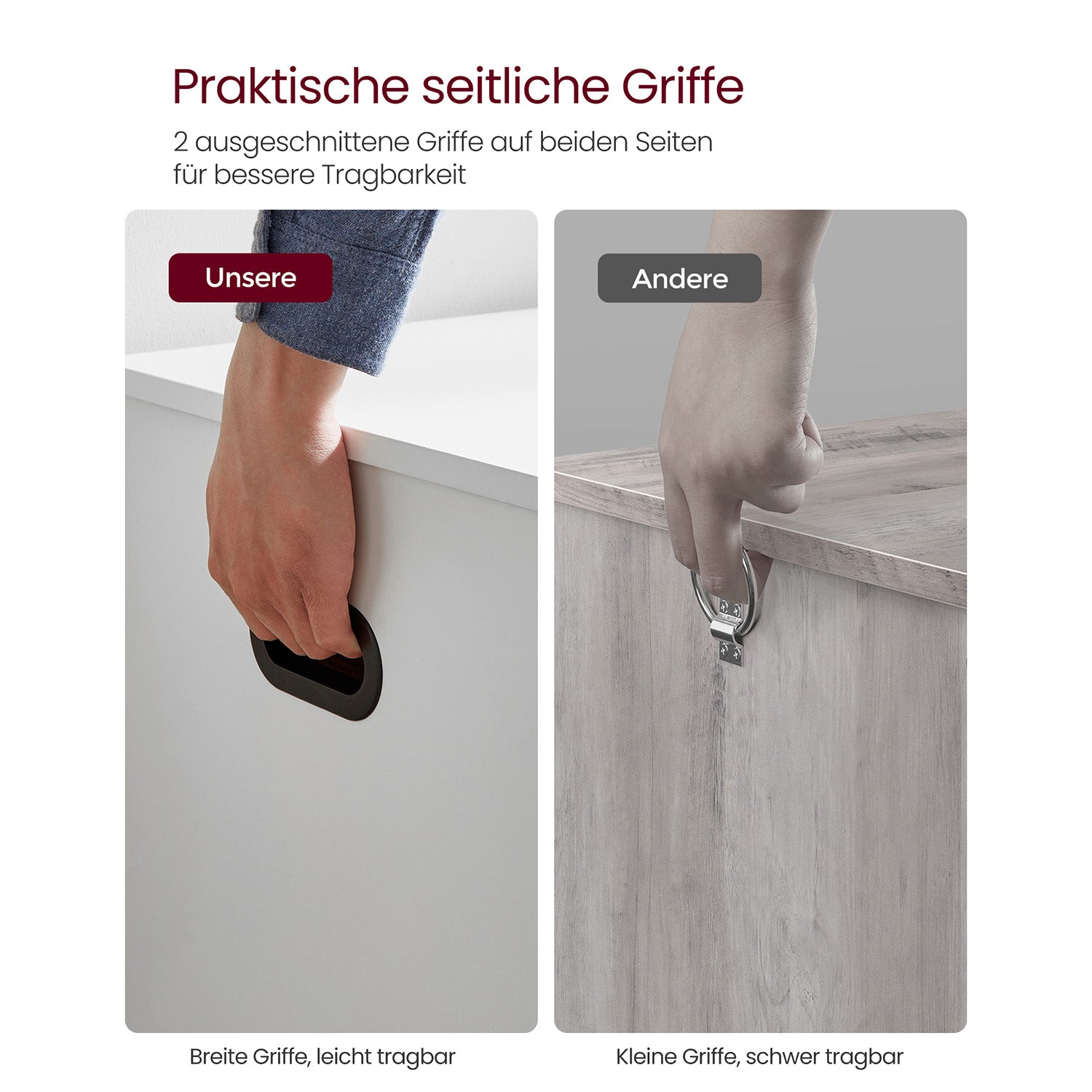 Ławka na buty z pojemnikiem do przedpokoju biała