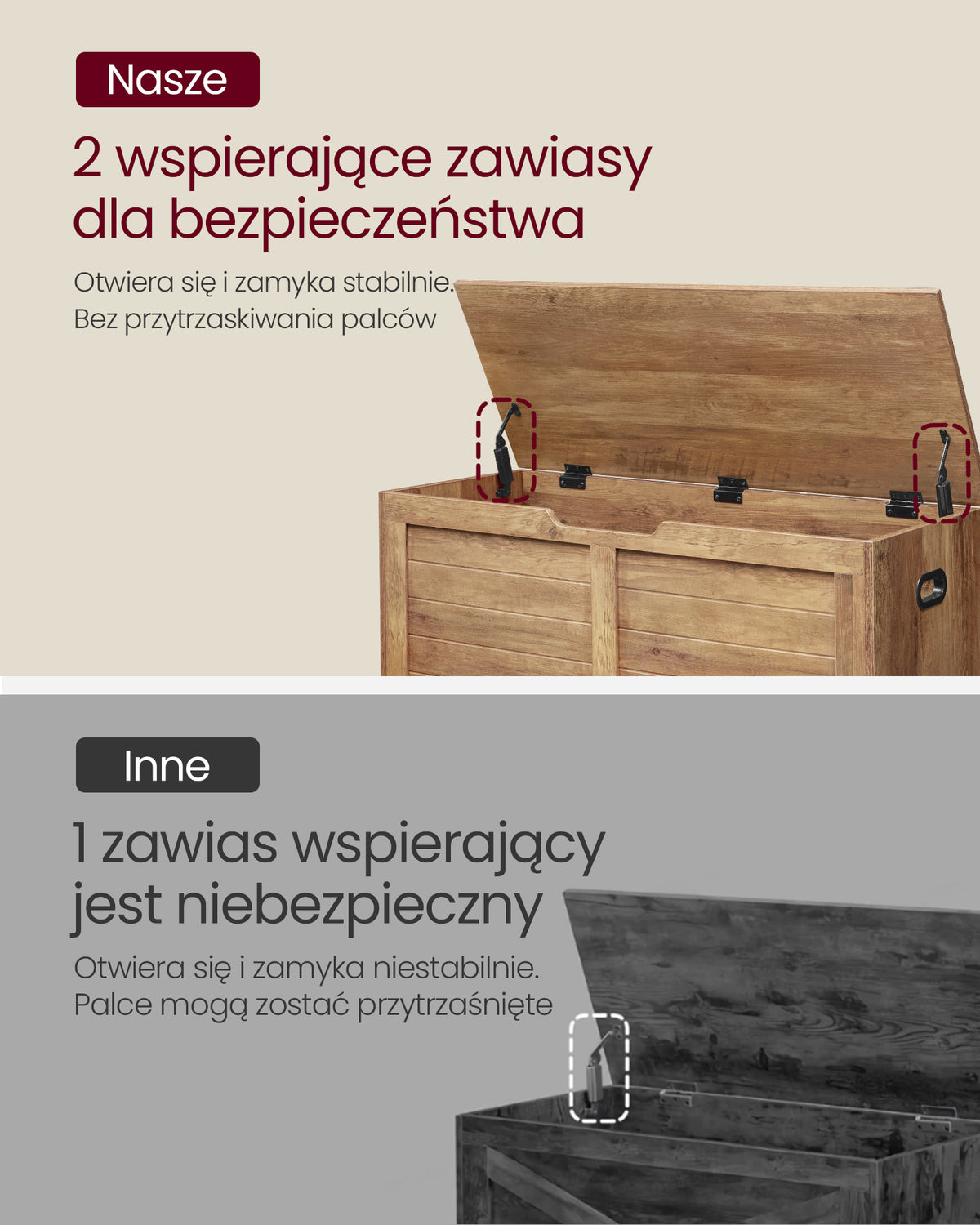 Ławka na buty ze schowkiem 100x40x46 cm miodowo-brązowa