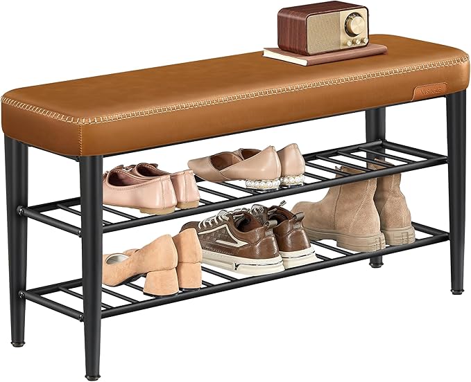 Ławka na buty, caramel brown, 100 cm
