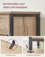 Szafka boczna z drzwiami przesuwnymi 30x70x80 cm dąb czarny