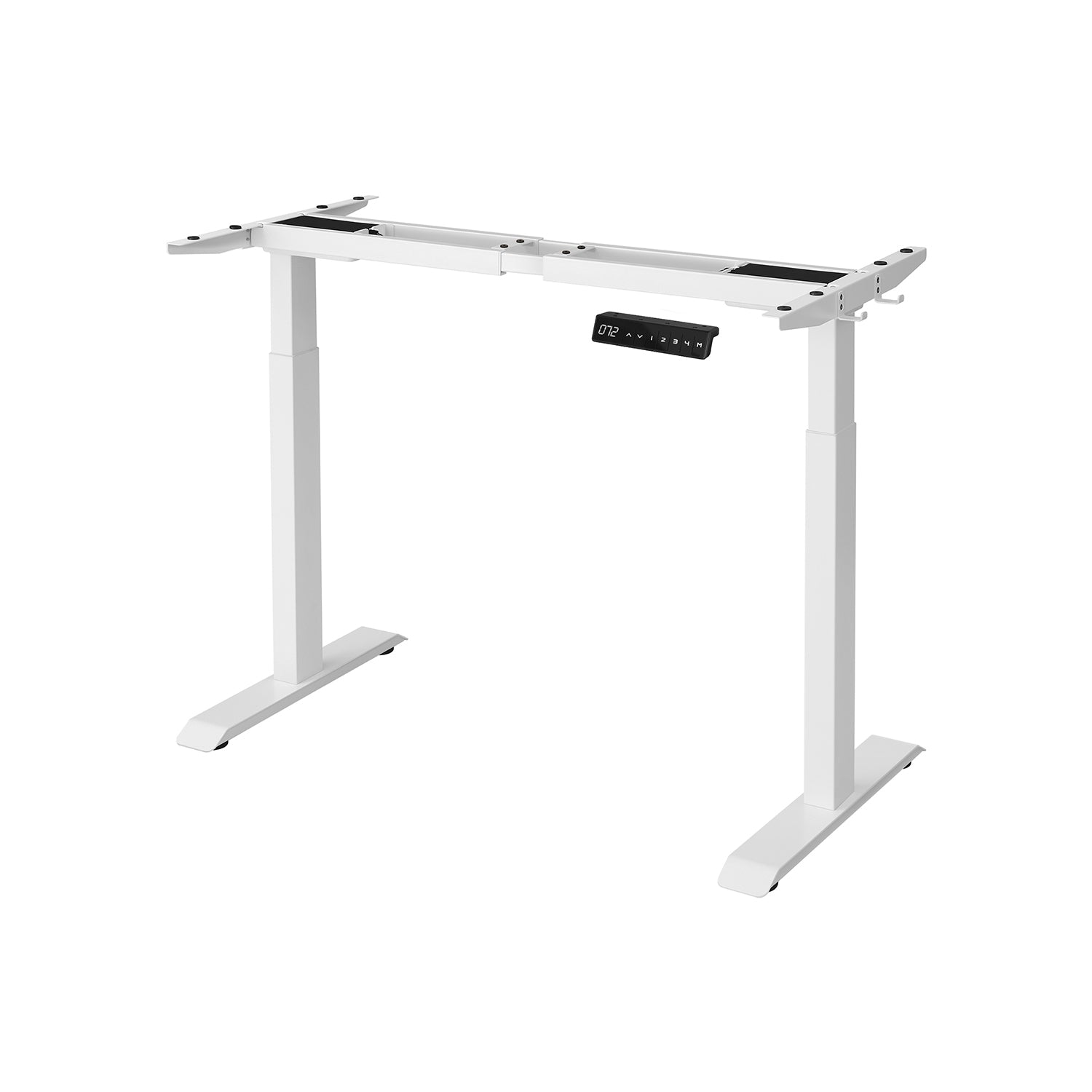 Biurko z regulacją wysokości, biały, 100 cm