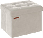 Pufa ze schowkiem, cream white, 40 cm