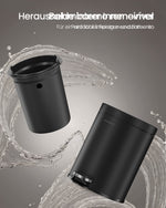 Kosz na śmieci, czarny, 17,3 cm
