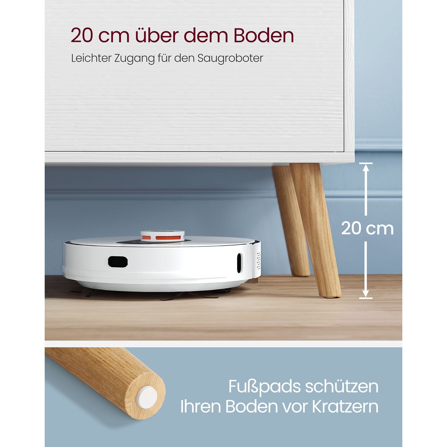 Szafka RTV, snow white, 120 cm