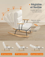 Mebel do domu, cream white, 97 cm