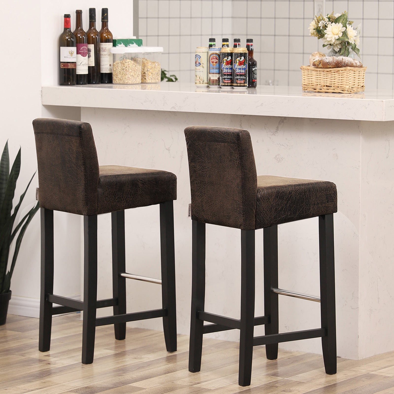 Hokery, coffee brown, 39 cm