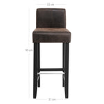 Hokery, coffee brown, 39 cm