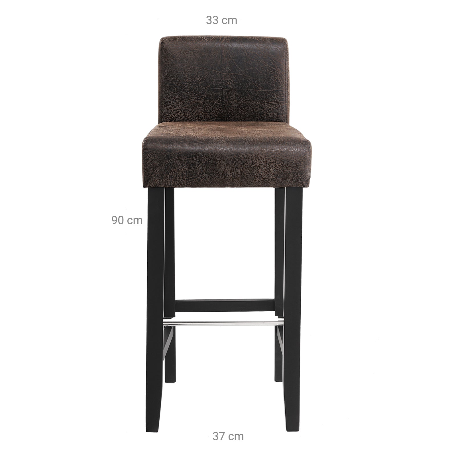 Hokery, coffee brown, 39 cm