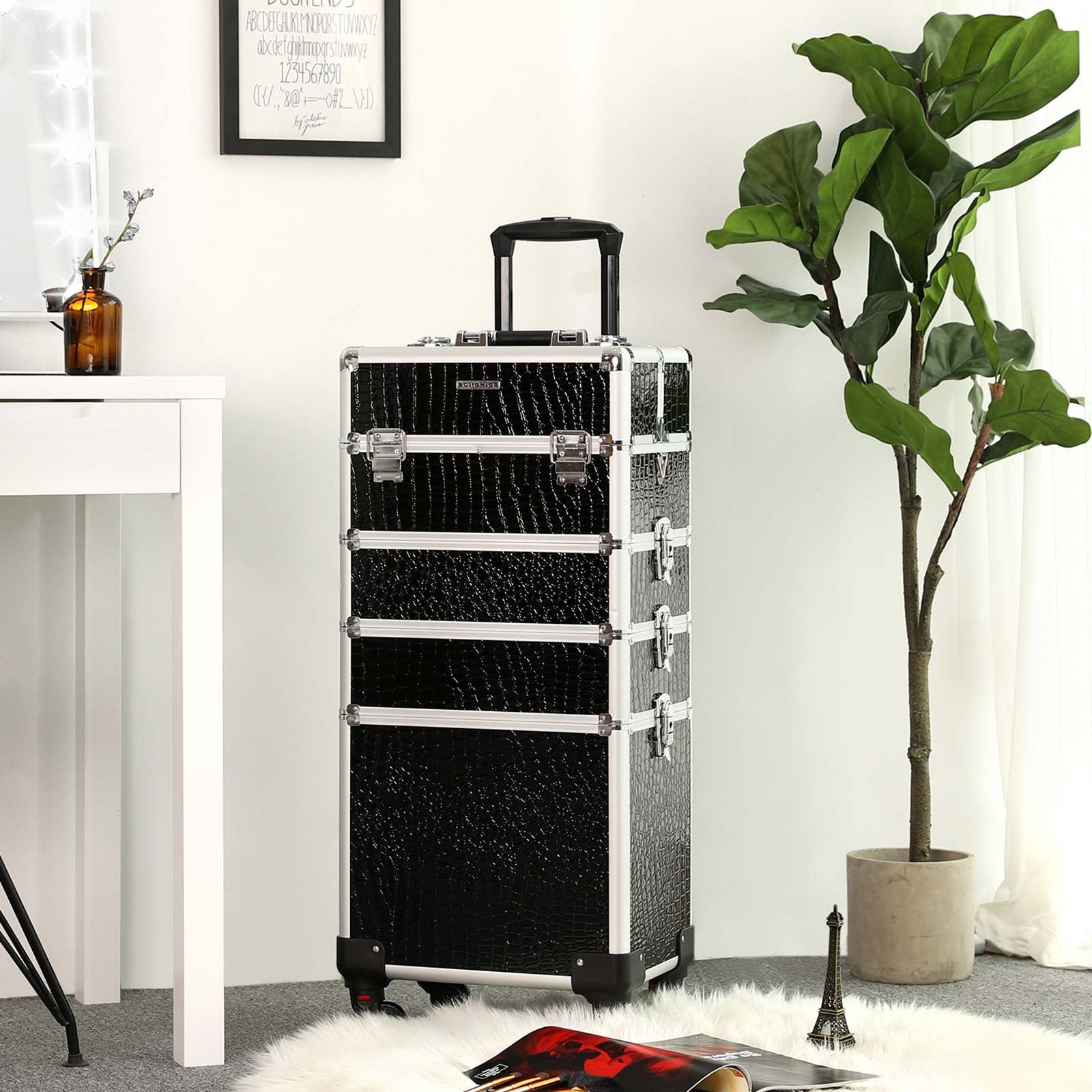 Organizer, czarny, 80 cm