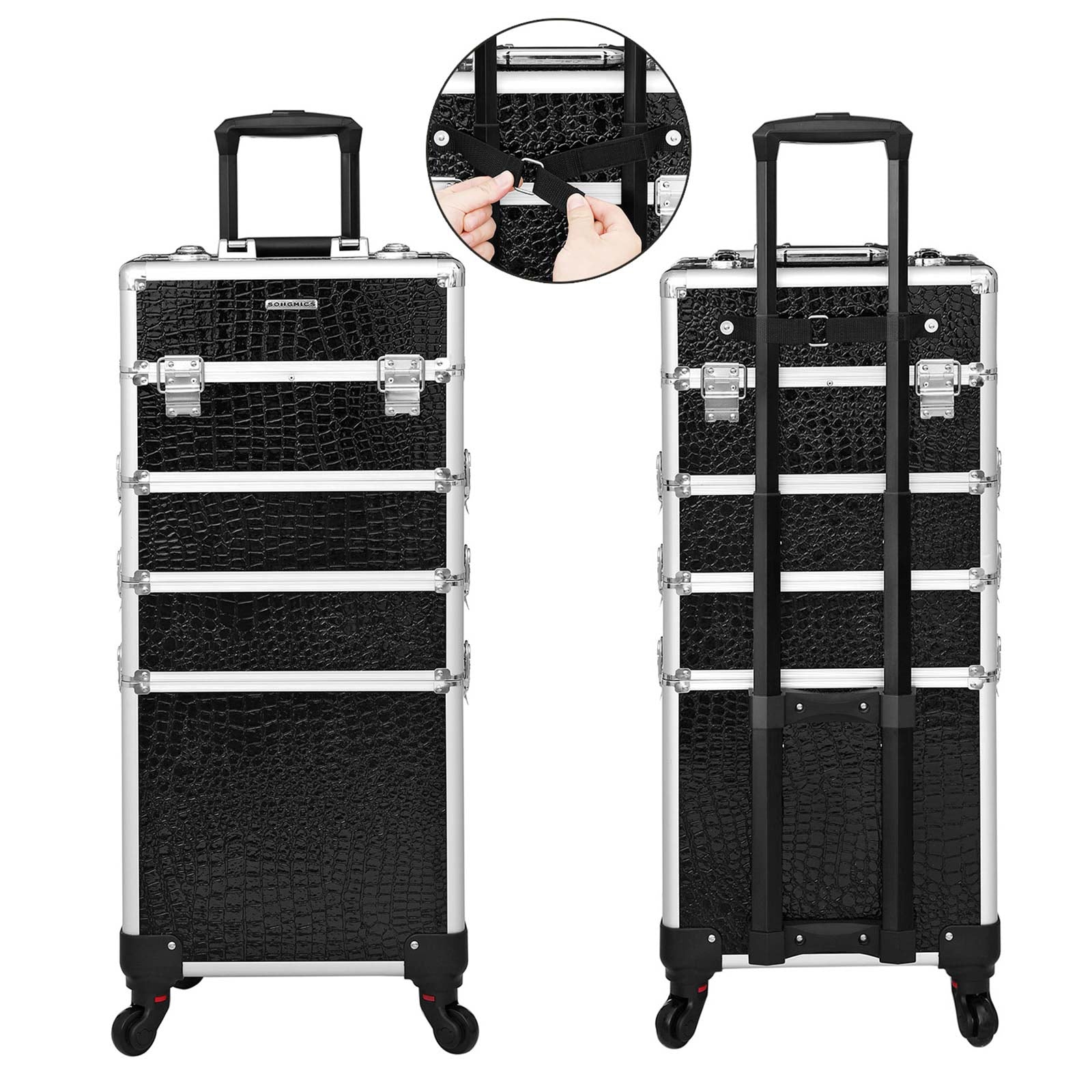 Organizer, czarny, 80 cm