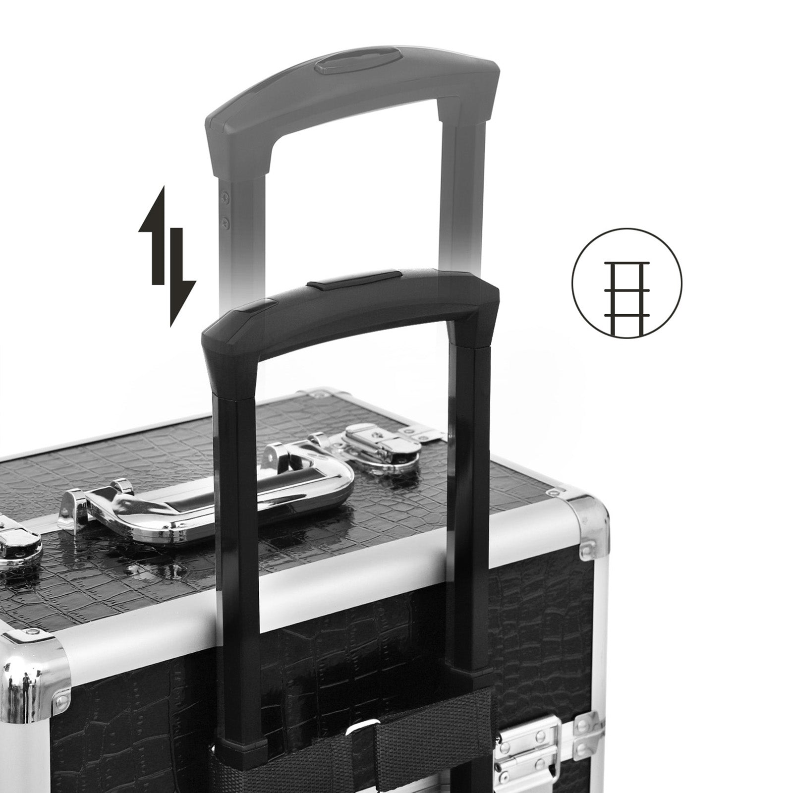 Organizer, czarny, 80 cm