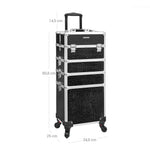 Organizer, czarny, 80 cm