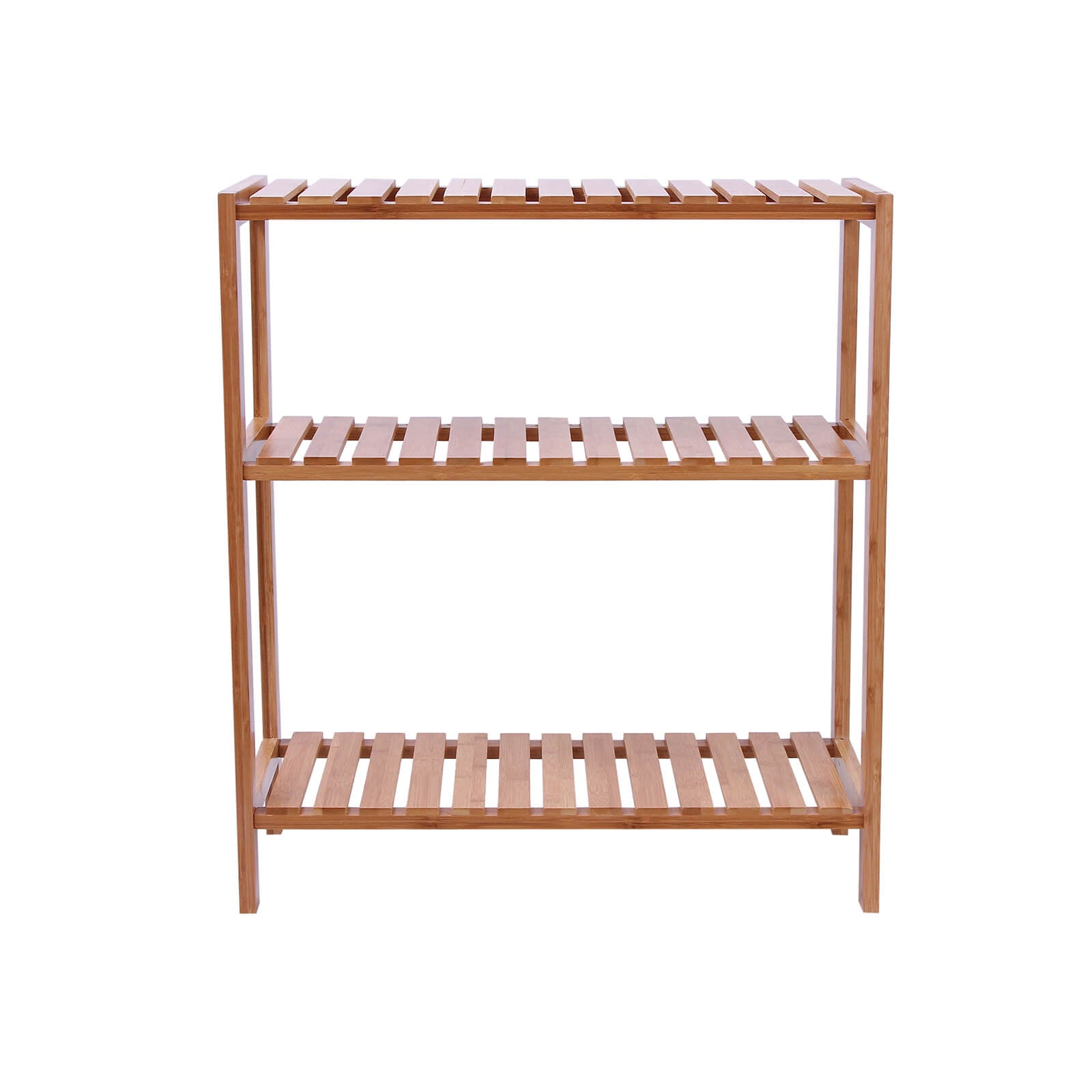 Regał na buty, light bamboo, 60 cm