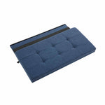 Pufa ze schowkiem, midnight blue, 76 cm