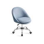 Fotel biurowy, misty blue, 56 cm