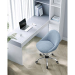 Fotel biurowy, misty blue, 56 cm