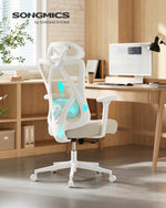 Fotel biurowy, cappuccino beige, 70 cm