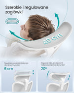 Ergonomiczny fotel biurowy regulowany do 150 kg szary