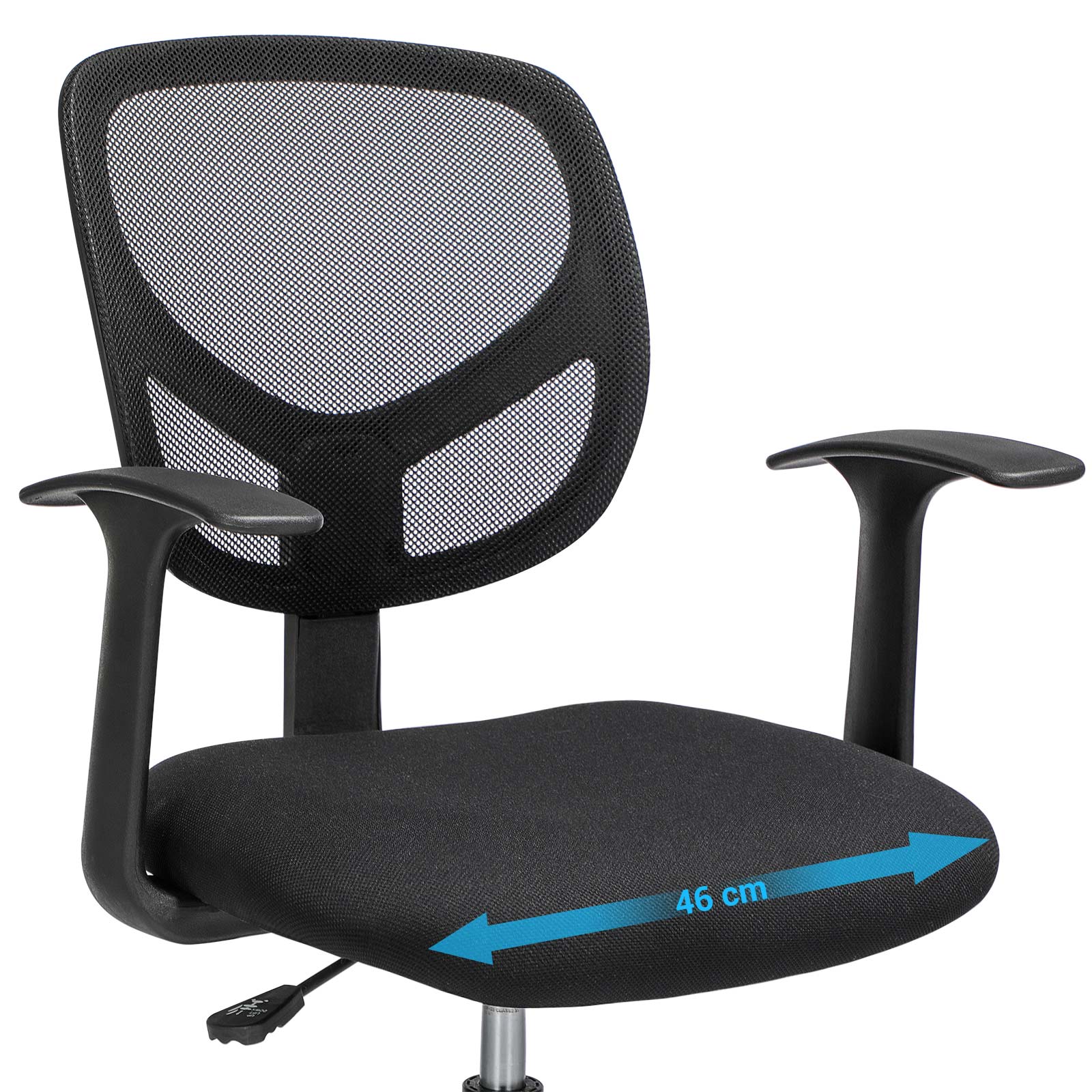 Ergonomiczne krzesło obrotowe z podłokietnikami i podnóżkiem