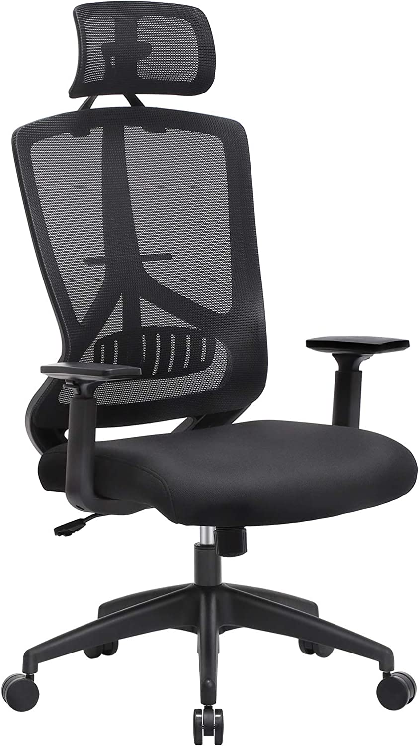 Fotel biurowy, czarny, 62 cm