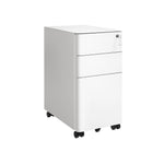 Kontenerek biurowy, biały, 30 cm