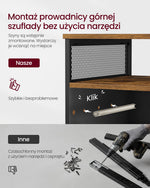 Szafka na dokumenty na kółkach z 2 szufladami