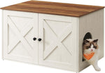 Stolik boczny, rustic white, 80 cm
