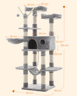 Drapak dla kota, jasnoszary, 48,5 cm