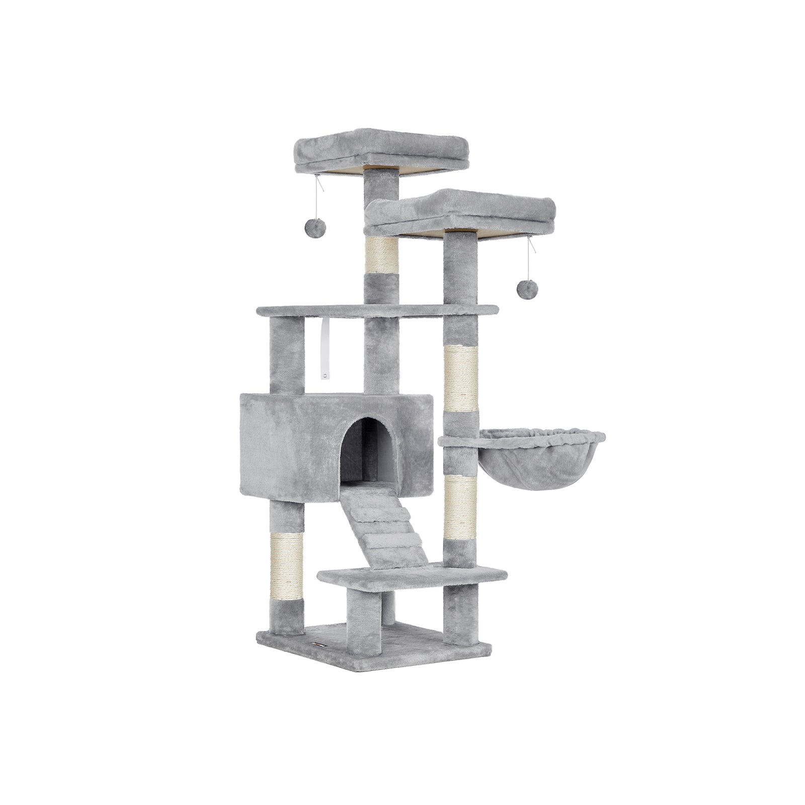 Drapak dla kota, jasnoszary, 50 cm
