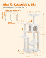 Drapak dla kota, cream white, 55 cm