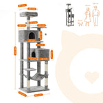 Drapak dla kota 135 cm z platformami i hamakiem
