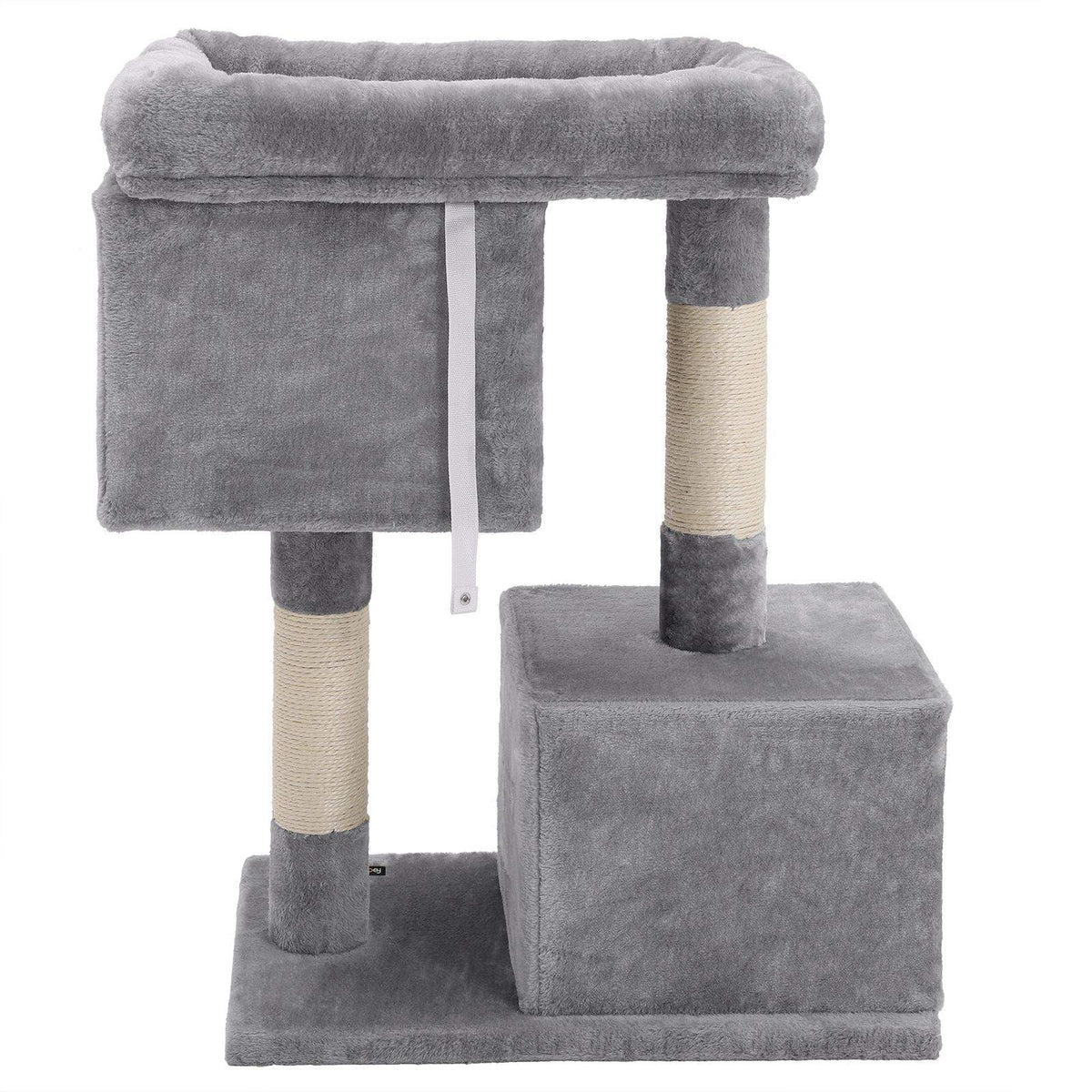 Drapak dla kota z dwiema grotami i dużą platformą 84 cm