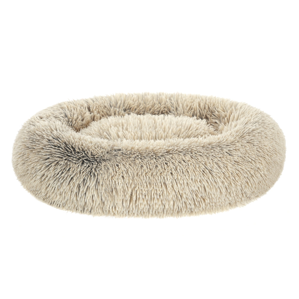 Puszyste legowisko dla kota i psa Ø 80 cm khaki