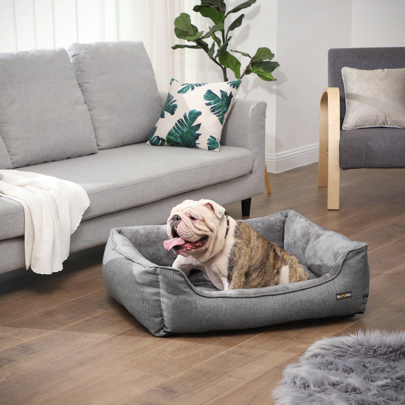 Legowisko dla psa, dove gray 2, 90 cm