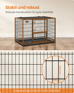 Metalowa klatka dla psa 107×70×74,9 cm z tacą